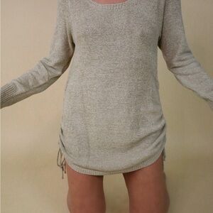 Women's Cream Knit Tunic